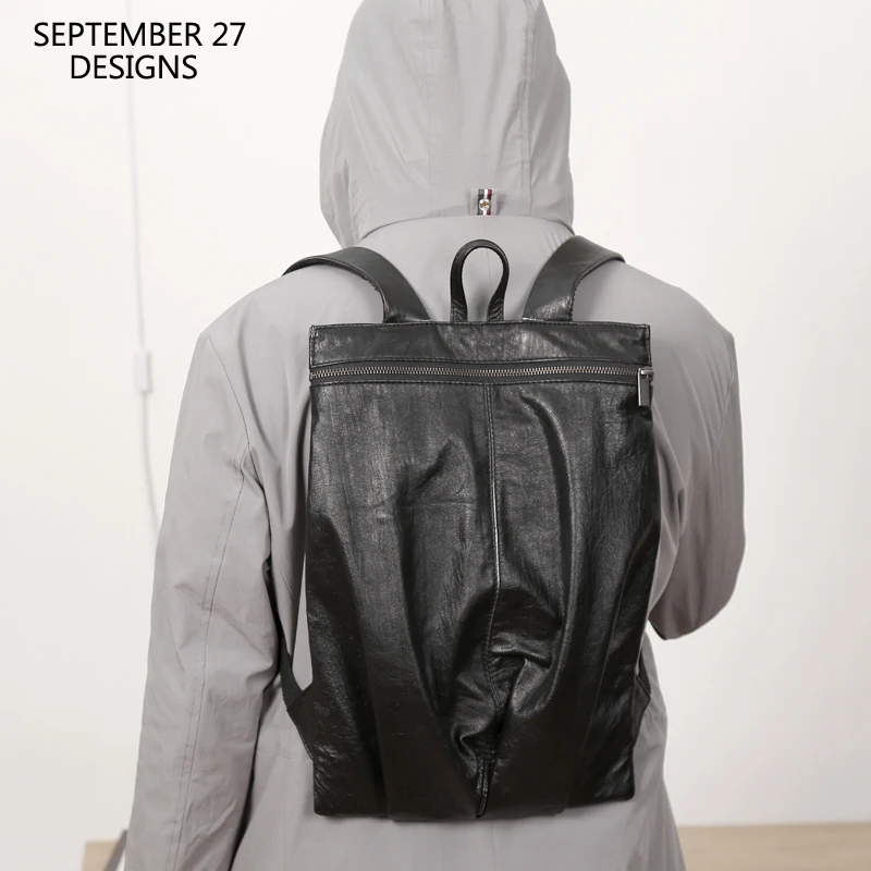 New Fashion Men Backpacks Genuine Leather Luxury Handmade Unisex Casual Daypack 100% Cowskin Travel Simple Handbag Backpack
New Fashion Men Backpacks Genuine Leather Luxury Handmade Unisex Casual Daypack 100% Cowskin Travel Simple Handbag Backpack