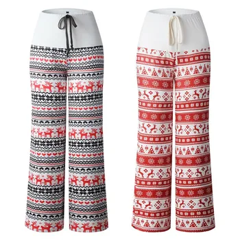 New Wholesale Christmas Pants For Women Trousers Autumn Print Loose Wide Leg Loose Elastic High Waist Straight Casual Pants
New Wholesale Christmas Pants For Women Trousers Autumn Print Loose Wide Leg Loose Elastic High Waist Straight Casual Pants