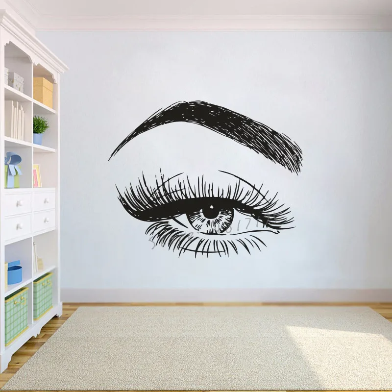 Charming Eyes Wall Decals Beauty Salon Window Poster Eyelashes Brows Vinyl Wall Sticker Make Up Studio Décor AZ923
Charming Eyes Wall Decals Beauty Salon Window Poster Eyelashes Brows Vinyl Wall Sticker Make Up Studio Décor AZ923