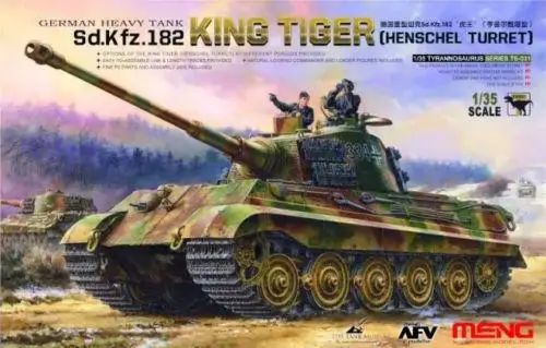 

Meng Model TS-031 1/35 German Sd.kfz.182 King Tiger Henschel Turret Model kit