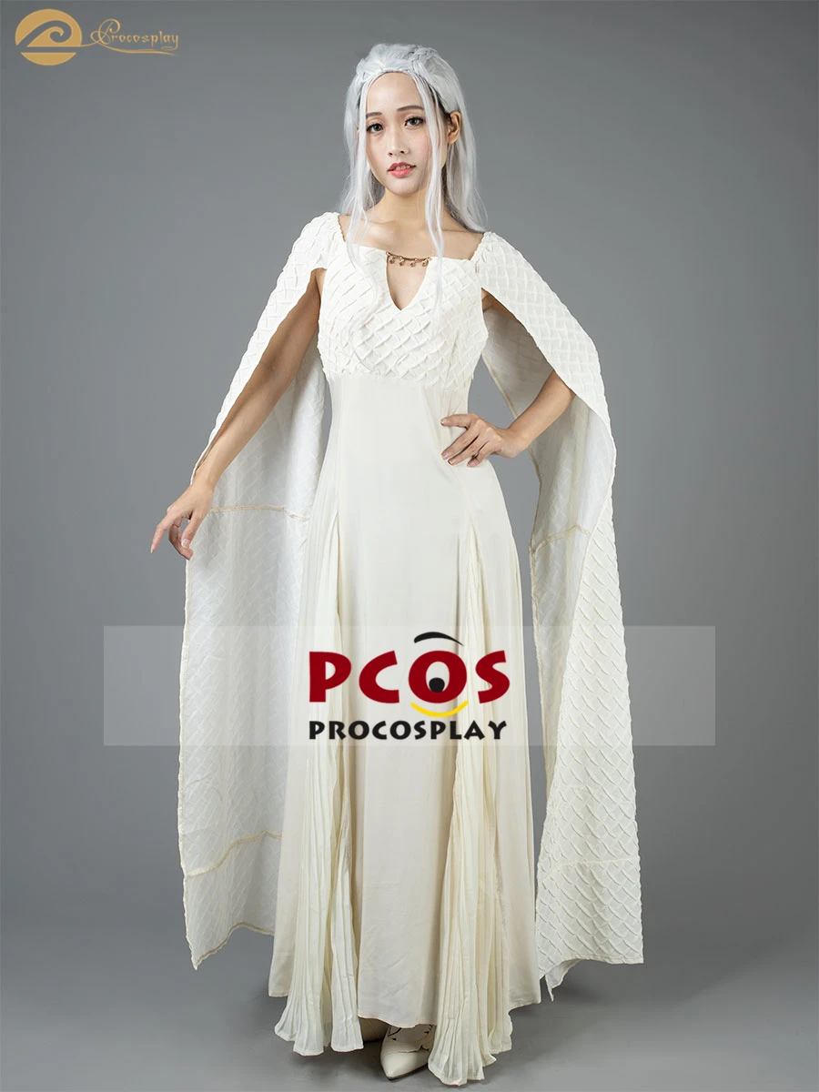 ProCosplay In stock Game Of Thrones season 3 white Dragon Scale Mother of Dragons Daenerys Targaryen Cosplay Costume mp004193
ProCosplay In stock Game Of Thrones season 3 white Dragon Scale Mother of Dragons Daenerys Targaryen Cosplay Costume mp004193