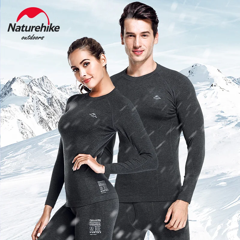 Быстросохнущее нижнее белье Naturehike костюмы для мужчин и женщин катания на лыжах
