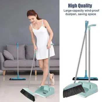 Broom Set Household Broom And Dustpan Combination Broom Non-stick Hair Sweeping Artifacts Wiper Mops Home Kitchen Cleaning Tool
Broom Set Household Broom And Dustpan Combination Broom Non-stick Hair Sweeping Artifacts Wiper Mops Home Kitchen Cleaning Tool