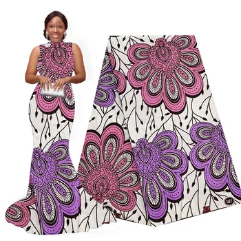2020 Ankara African Polyester Wax Prints Fabric Pink Purple Real Wax High Quality 6 yards African Fabric for Party Dress
2020 Ankara African Polyester Wax Prints Fabric Pink Purple Real Wax High Quality 6 yards African Fabric for Party Dress