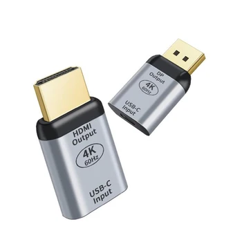 USB Type C Female to HDMI DP Male Adapter 4K 60Hz USB C 3.1 to HDMI Plug Converter for Macbook Pro Chromebook Pixel Samsung S10
USB Type C Female to HDMI DP Male Adapter 4K 60Hz USB C 3.1 to HDMI Plug Converter for Macbook Pro Chromebook Pixel Samsung S10