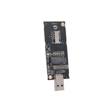 NGFF M.2 Key B to USB 3.0 Adapter Converter Card Board Desktop PC Add on Card with SIM Card Slot
NGFF M.2 Key B to USB 3.0 Adapter Converter Card Board Desktop PC Add on Card with SIM Card Slot