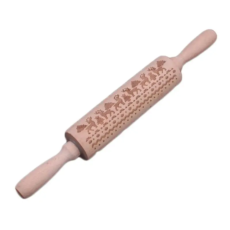 Christmas Printing Rolling Pin For New Year Wooden Engraved Elk Snowflake Christmas Tree Carved Embossed Rolling Pin
Christmas Printing Rolling Pin For New Year Wooden Engraved Elk Snowflake Christmas Tree Carved Embossed Rolling Pin