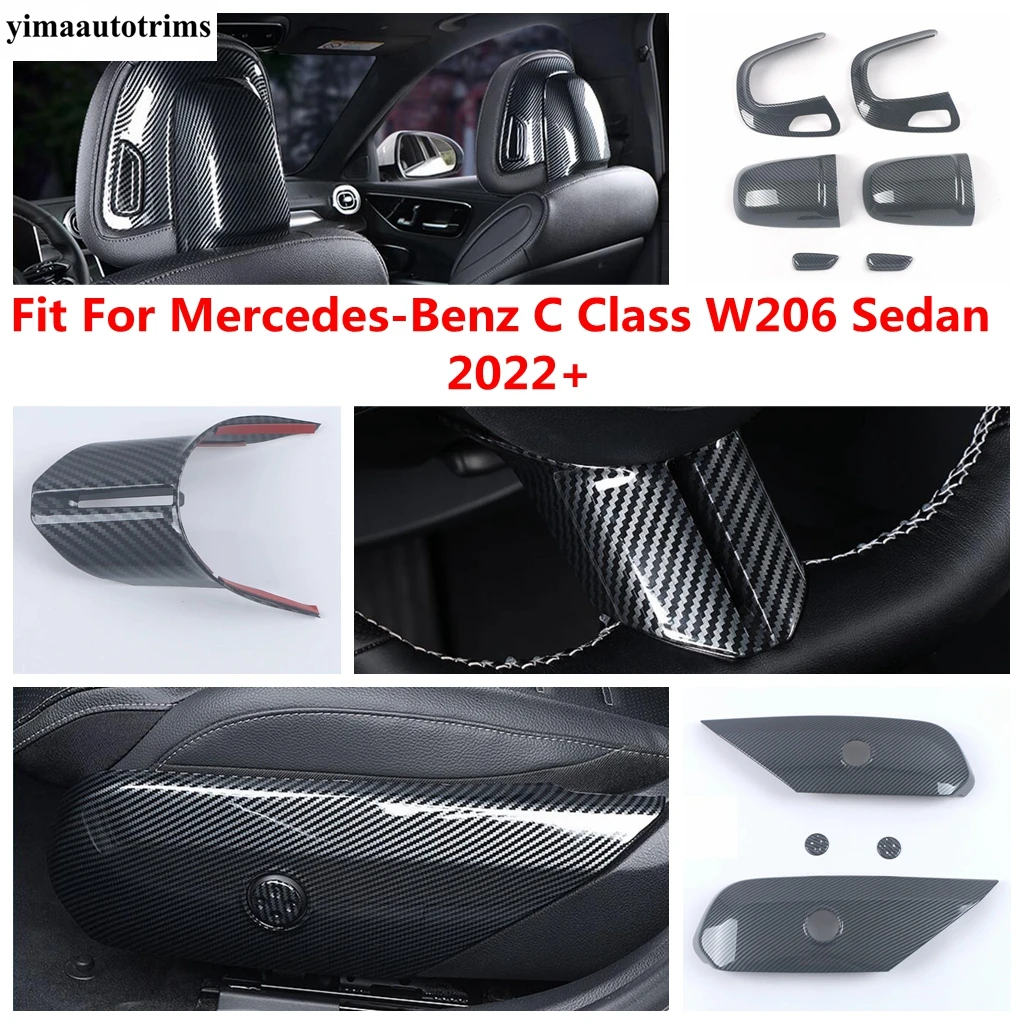 Steering Wheel / Seat Adjust Panel / Head Pillow Button Cover Trim Accessories For Mercedes-Benz C Class W206 Sedan 2022 2023
Steering Wheel / Seat Adjust Panel / Head Pillow Button Cover Trim Accessories For Mercedes-Benz C Class W206 Sedan 2022 2023