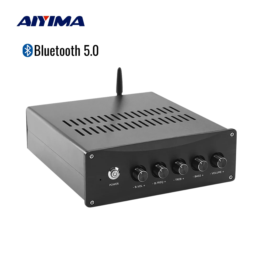 

AIYIMA TPA3255 Bluetooth 5.0 усилители мощности 2,1 канальный усилитель сабвуфера 300 Вт x2 + Вт усилитель звука