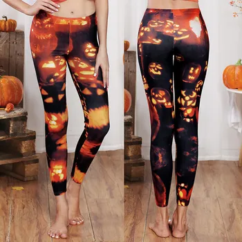 Halloween Pumpkin Print Pencil Pants Women Black Long Trousers Streetwear Design Elastic Waist Lady Autumn Slim Hip Party Pants
Halloween Pumpkin Print Pencil Pants Women Black Long Trousers Streetwear Design Elastic Waist Lady Autumn Slim Hip Party Pants