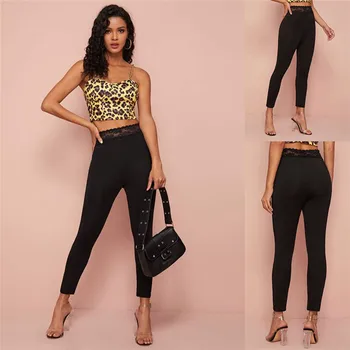 hirigin new fashion Plain Cotton Capri Leggings with Hem LACE TRIM Skinny S M L XL female black sheath casual pant ladies
hirigin new fashion Plain Cotton Capri Leggings with Hem LACE TRIM Skinny S M L XL female black sheath casual pant ladies