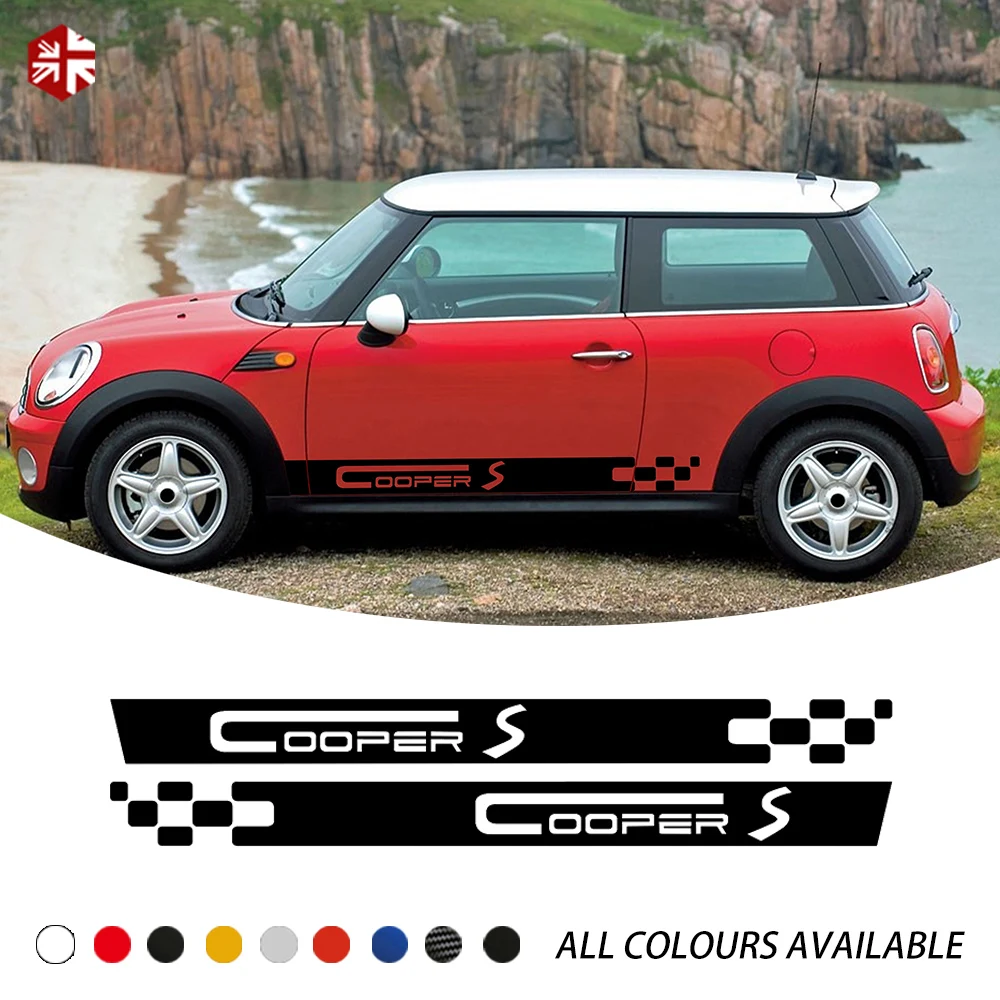 2 Pcs Car Door Side Stripes Sticker Racing Stripes Body Decor Vinyl Decal For MINI Cooper S R56 3-Door One JCW Accessories
2 Pcs Car Door Side Stripes Sticker Racing Stripes Body Decor Vinyl Decal For MINI Cooper S R56 3-Door One JCW Accessories