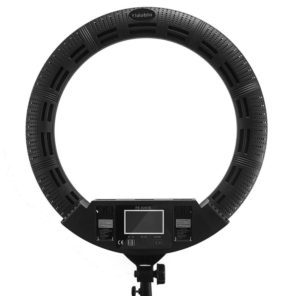 Yidoblo FE-640II 22inch Ring Light Lamp 100w Cold Light Warm Photography Lighting 3200K-5500K for Photo Studio Video Fill Light Yidoblo FE-640II 22inch Ring Light Lamp 100w Cold Light Warm Photography Lighting 3200K-5500K for Photo Studio Video Fill Light