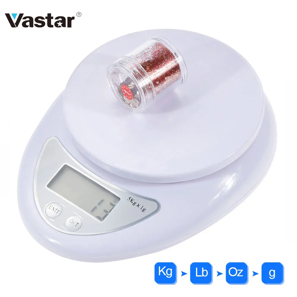 Vastar Digital Scale 5KG 1KG Electronic Mini Pocket Scale 1g 0.1g Precision Steelyard for Kitchen Food Balance Scales
Vastar Digital Scale 5KG 1KG Electronic Mini Pocket Scale 1g 0.1g Precision Steelyard for Kitchen Food Balance Scales