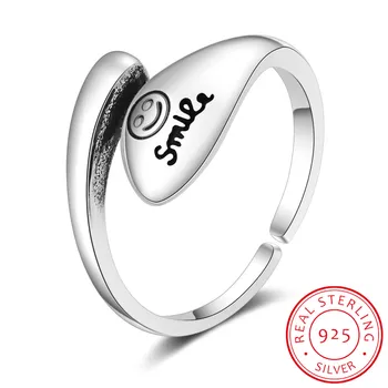 S925 Sterling Silver Smile Ring Personality Multi-layer Cross Vintage Jewelry Simple Open Ring Best Gift
S925 Sterling Silver Smile Ring Personality Multi-layer Cross Vintage Jewelry Simple Open Ring Best Gift