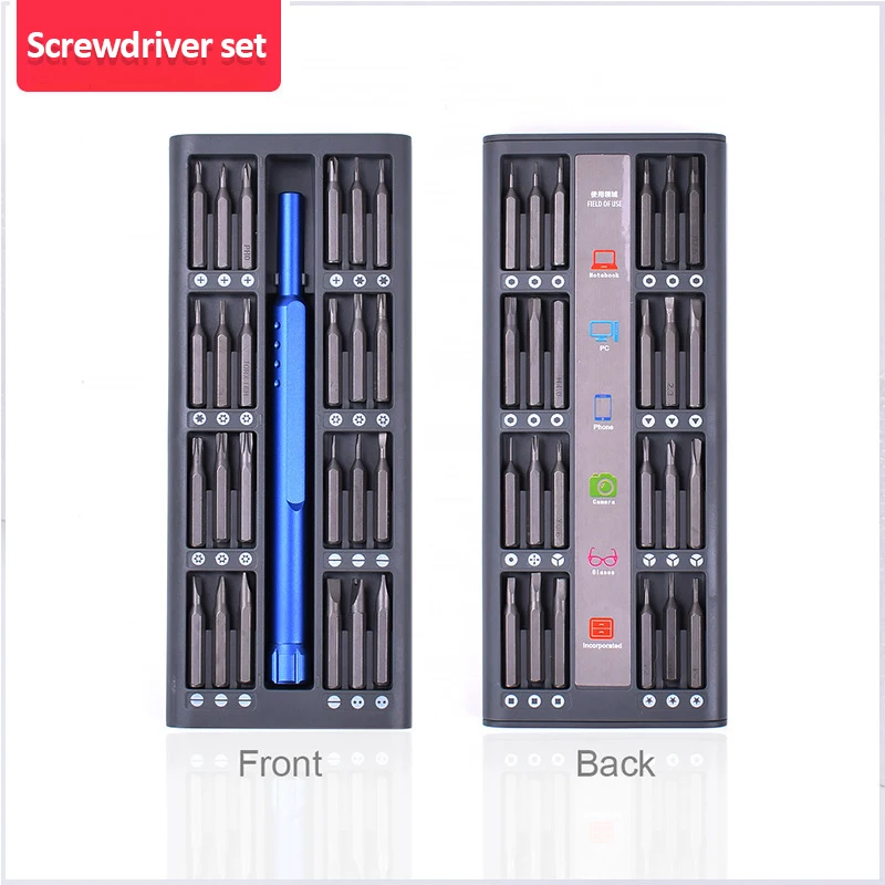 Multifunction 48 In 1 Precision Screwdriver Set Magnetic Torx Phillips Screwdriver Bit Set for Iphone Xiaomi Repair Phone PC Too
Multifunction 48 In 1 Precision Screwdriver Set Magnetic Torx Phillips Screwdriver Bit Set for Iphone Xiaomi Repair Phone PC Too