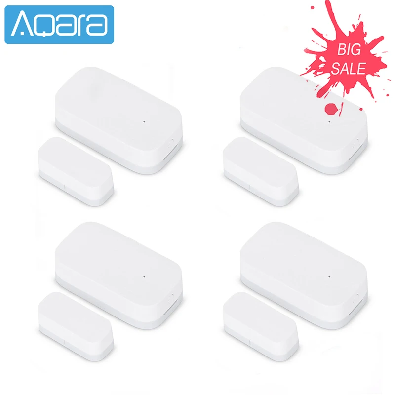 Aqara E1 ZigBee Smart Door Window Sensor On/Off Detector Home Security System Support Mijia/Apple HomeKit APP | Электроника