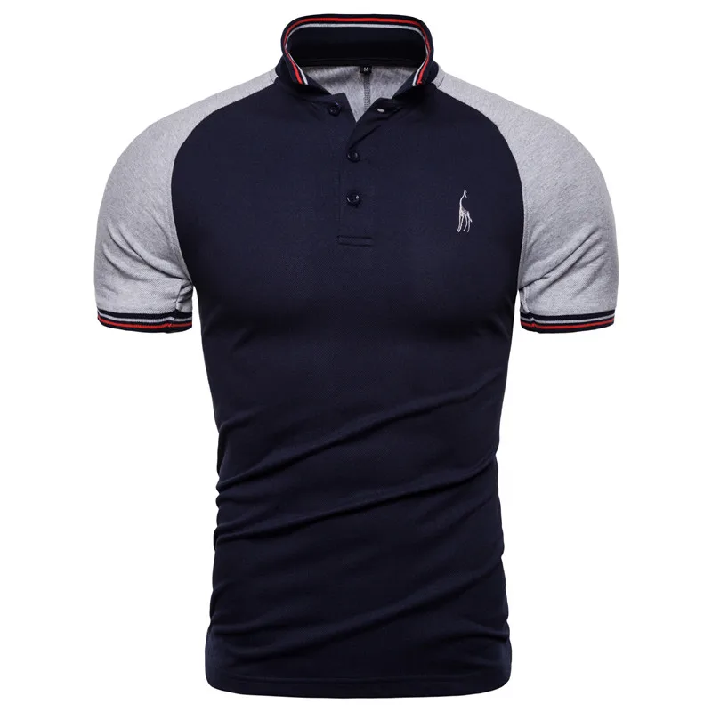 2019 New summer men's POLO shirt classic lapel short-sleeved deer embroidered T-shirt
2019 New summer men's POLO shirt classic lapel short-sleeved deer embroidered T-shirt