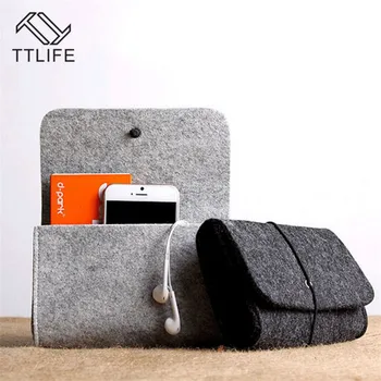 TTLIFE Wool Fiber Power Bank Storage Bag Mini Sofe Felt Pouch for Data Cable Mouse Travel Organizer Electronic Gadget Organizado
TTLIFE Wool Fiber Power Bank Storage Bag Mini Sofe Felt Pouch for Data Cable Mouse Travel Organizer Electronic Gadget Organizado