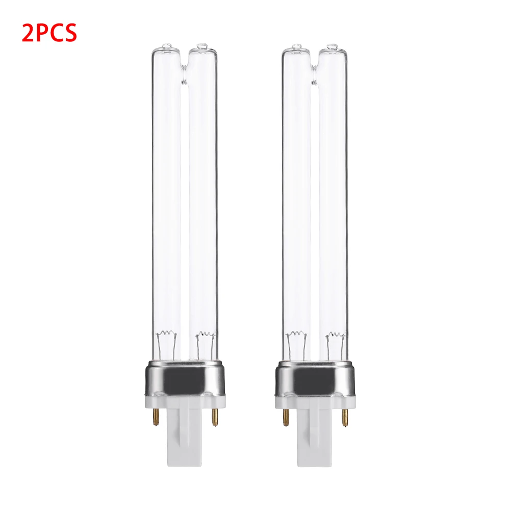 2PCS 9W G23 Base Aquarium Fish Tank UV Sterilizer Purifier Bulbs Germicidal Ultraviolet Replacement Light Bulbs
2PCS 9W G23 Base Aquarium Fish Tank UV Sterilizer Purifier Bulbs Germicidal Ultraviolet Replacement Light Bulbs