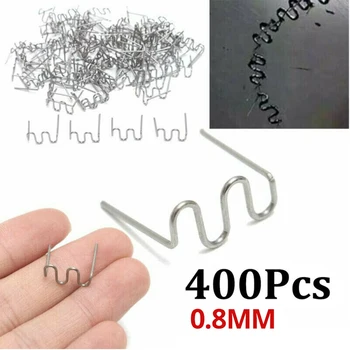 400pcs Silver Welding Staple For Car Bumper Repair Tool Equipment Stainless Steel S Style Repair Kit Accessories
400pcs Silver Welding Staple For Car Bumper Repair Tool Equipment Stainless Steel S Style Repair Kit Accessories