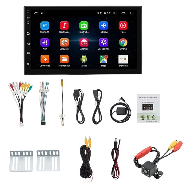 Universal Android 9.1 2+32G Car Radio Audio Stereo GPS Navi 7inch Press Screen 2 Din MP5 Player
Universal Android 9.1 2+32G Car Radio Audio Stereo GPS Navi 7inch Press Screen 2 Din MP5 Player