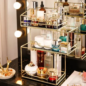 Nordic Makeup Organizer Basket Bathroom Storage Box Dressing Table Makeup Cosmetic Organizer Box 
Nordic Makeup Organizer Basket Bathroom Storage Box Dressing Table Makeup Cosmetic Organizer Box
