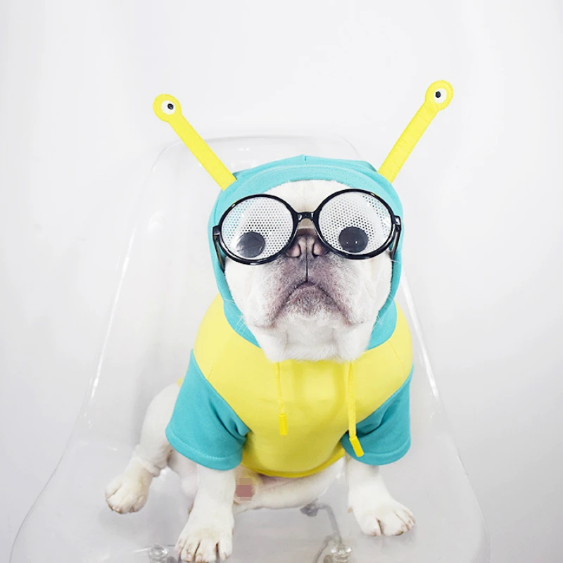 Soft Dog Pet Costume Clothes Cute Snails Large Dogs Hoodie Clothing Cotton Durable French Bulldog Cat Warm Apparel Shirt I12 
Soft Dog Pet Costume Clothes Cute Snails Large Dogs Hoodie Clothing Cotton Durable French Bulldog Cat Warm Apparel Shirt I12