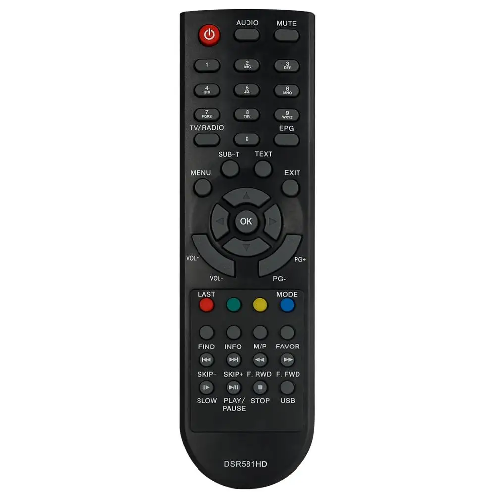 New remote control suitable for SCHWAIGER DSR581HD satellite set top box controller
New remote control suitable for SCHWAIGER DSR581HD satellite set top box controller