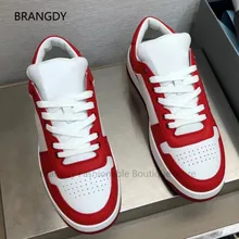 2022 Leather Two-Tone Sneakers Round Toe Lace-Up Front Closure Penny Loafers Slip-on Toeline Shoes Flat Women zapatos de mujer
2022 Leather Two-Tone Sneakers Round Toe Lace-Up Front Closure Penny Loafers Slip-on Toeline Shoes Flat Women zapatos de mujer