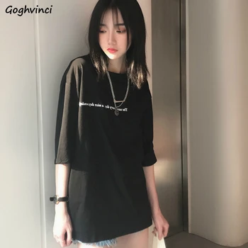 T-shirts Summer Women Half Sleeve Tees Letter Printed Plus Size 2XL Oversize Simple Ins Loose Students All-match Retro BF Tshirt
T-shirts Summer Women Half Sleeve Tees Letter Printed Plus Size 2XL Oversize Simple Ins Loose Students All-match Retro BF Tshirt