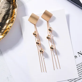 Korean Square Metal Geometric clip on Earrings Long Tassels Jewelry Earrings For Women Wedding Party Jewelry
Korean Square Metal Geometric clip on Earrings Long Tassels Jewelry Earrings For Women Wedding Party Jewelry
