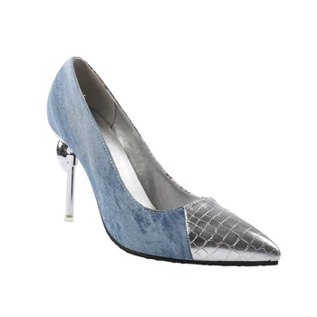 2020 New Demin Pointed Toe Stiletto High Heels with Diamond Plus Size 12.5 Party Wedding Dress Shoes Pumps
2020 New Demin Pointed Toe Stiletto High Heels with Diamond Plus Size 12.5 Party Wedding Dress Shoes Pumps