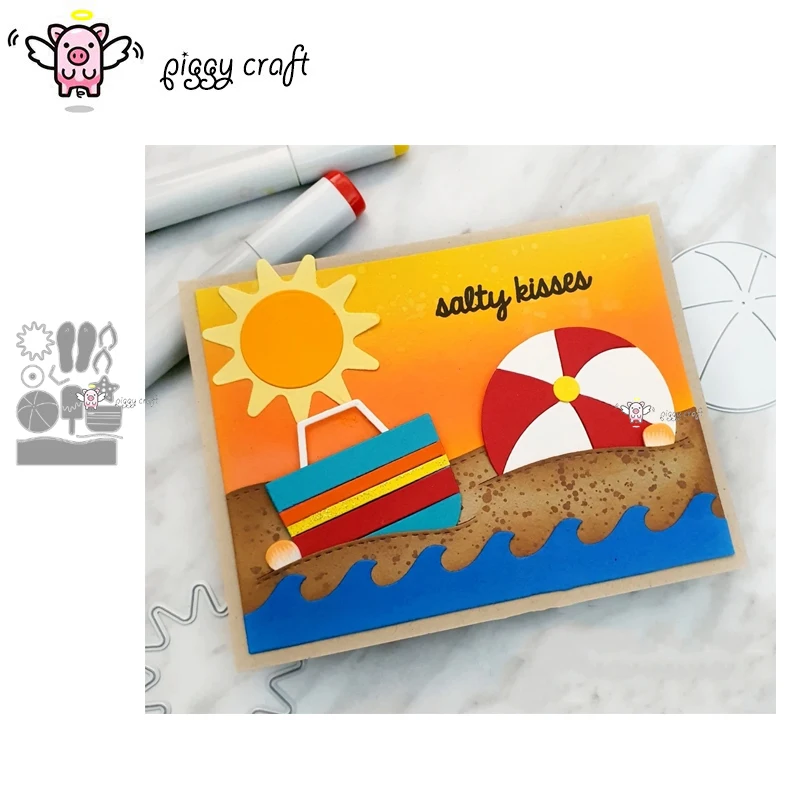 Piggy Craft metal cutting dies cut die mold Summer holiday decoration Scrapbook paper craft knife mould blade punch stencils die
Piggy Craft metal cutting dies cut die mold Summer holiday decoration Scrapbook paper craft knife mould blade punch stencils die