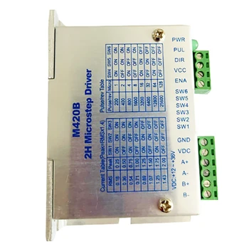 M420B Stepper Motor Driver DSP Digital Stepper Motor Controller Adapted to 28/35/36/39/42 Motors
M420B Stepper Motor Driver DSP Digital Stepper Motor Controller Adapted to 28/35/36/39/42 Motors