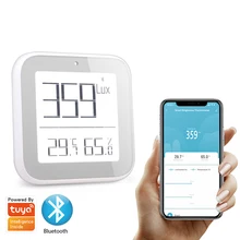 Tuya Smart Home Bluetooth Zigbee Temperature and Humidity Detector Light Detector Remote Control New
Tuya Smart Home Bluetooth Zigbee Temperature and Humidity Detector Light Detector Remote Control New