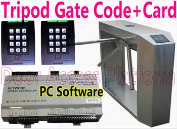 Long Dimension Type Tripod Turnstiles Keypad Pin Cod+RFID Card Access Gate Reader+Web Network Access Controller Turnstile gate
Long Dimension Type Tripod Turnstiles Keypad Pin Cod+RFID Card Access Gate Reader+Web Network Access Controller Turnstile gate