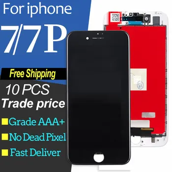 10 pcs/lot for For iPhone 7 7 Plus lcd Dispaly Touch Screen Digitizer Assembly Replacement No Dead Pixel
10 pcs/lot for For iPhone 7 7 Plus lcd Dispaly Touch Screen Digitizer Assembly Replacement No Dead Pixel