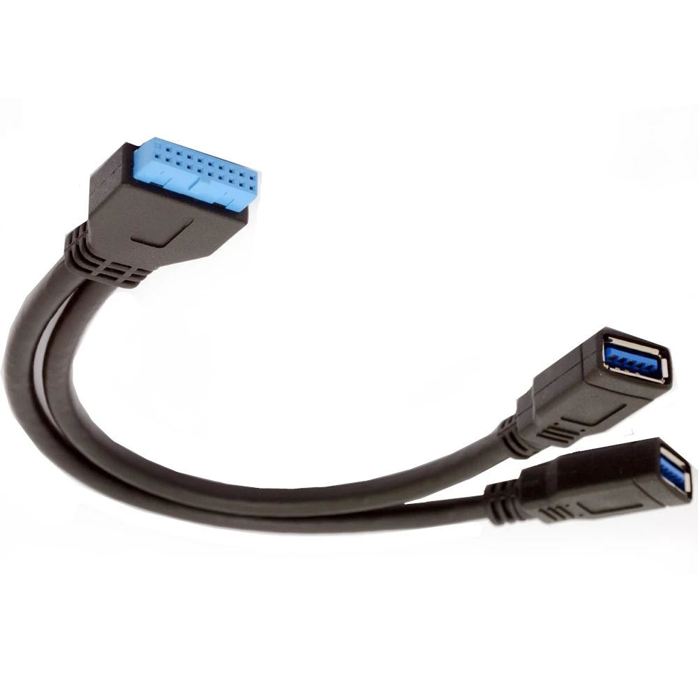 USB 3 0 Женский до 20 pin порт коннектора Внутренняя Материнская плата Соединительный