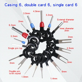 18PC Auto Plug Circuit Board Wire Beam Terminal Extraction Connector CLIP Back Needle Tool Auto Terminal Removal Tool Kit
18PC Auto Plug Circuit Board Wire Beam Terminal Extraction Connector CLIP Back Needle Tool Auto Terminal Removal Tool Kit