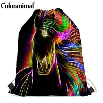 Coloranimal 3D Animal Crazy Black Horse Print Drawstring Bags for Men Women Abstract art Gym Sack Bag Large String Backpack
Coloranimal 3D Animal Crazy Black Horse Print Drawstring Bags for Men Women Abstract art Gym Sack Bag Large String Backpack