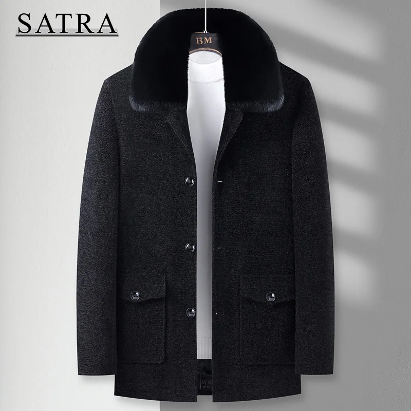 SATRA 2021 New Arrival winter High Quality Loose Wool Business Casual Outwear Trench Coat Men,Men's Fashion Long Trench jackets
SATRA 2021 New Arrival winter High Quality Loose Wool Business Casual Outwear Trench Coat Men,Men's Fashion Long Trench jackets