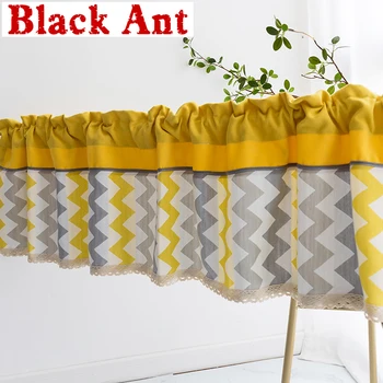 Nordic Valance Lace Stripe Curtain for Living Room Kitchen Finished Half Curtain Dust-Proof Partition Drape DL-JD026#40
Nordic Valance Lace Stripe Curtain for Living Room Kitchen Finished Half Curtain Dust-Proof Partition Drape DL-JD026#40