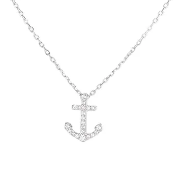 S925 Sterling Silver Anchor Necklace Female Port Style Diamond Temperament Clavicle Chain Forest Temperament Girlfriend Gift
S925 Sterling Silver Anchor Necklace Female Port Style Diamond Temperament Clavicle Chain Forest Temperament Girlfriend Gift