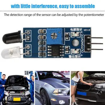Super Deals 1Pc IR Infrared Obstacle Avoidance Sensor Module for for Arduino Smart Car Robot Mini Size Light Weight
Super Deals 1Pc IR Infrared Obstacle Avoidance Sensor Module for for Arduino Smart Car Robot Mini Size Light Weight