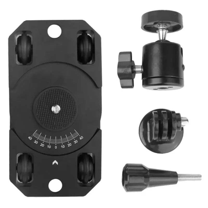 1Set Stabilization Photography Trolley Kits Metal Bracket Low Gravity Center Panning Motion Camera Stabilizer for Go-Pro/Osmo Po
1Set Stabilization Photography Trolley Kits Metal Bracket Low Gravity Center Panning Motion Camera Stabilizer for Go-Pro/Osmo Po