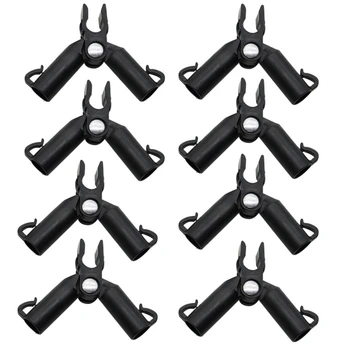 

20Pcs Agriculture Grafting Stakes Connector Clip Adjustable Gardening Pillar Support Forks for Plant Support Pipe 11mm