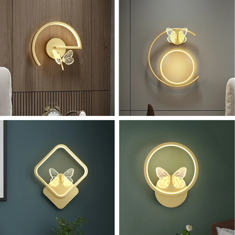 Nordic creative wall lamp bedroom bedside lamp modern minimalist magic bean living room background wall lamp butterfly aisle cor
Nordic creative wall lamp bedroom bedside lamp modern minimalist magic bean living room background wall lamp butterfly aisle cor
