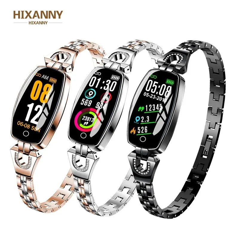 H8 Smart Watch Women Heart Rate Module Waterproof Bluetooth Heart Rate Monitoring Fitness Tracker Waterproof New Smart Bracelet
H8 Smart Watch Women Heart Rate Module Waterproof Bluetooth Heart Rate Monitoring Fitness Tracker Waterproof New Smart Bracelet