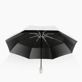 Portable Fully-automatic Umbrella Three-folding Sun Protection Ultraviolet-proof Umbrella Windproof Waterproof Umbrella Parasol
Portable Fully-automatic Umbrella Three-folding Sun Protection Ultraviolet-proof Umbrella Windproof Waterproof Umbrella Parasol